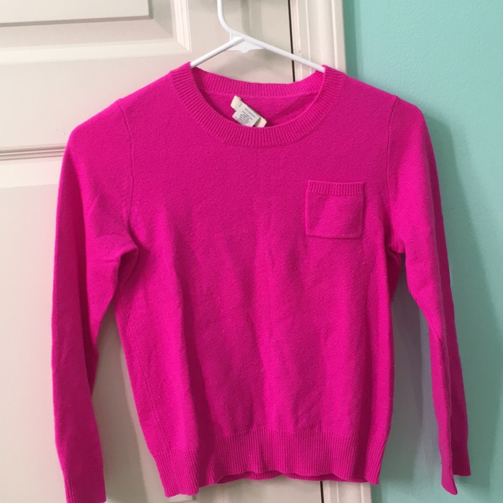Pink cashmere sweater